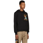 Dolce and Gabbana Black Pin-Up Hoodie