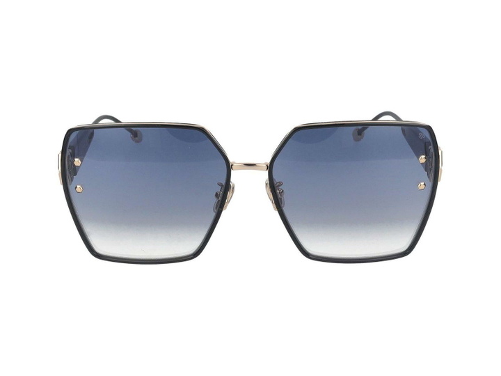 Photo: Philipp Plein Geometric Frame Sunglasses Sunglasses