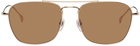 Gucci Gold Aviator Sunglasses