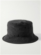 SSAM - Romeo Techno Silk Bucket Hat - Black