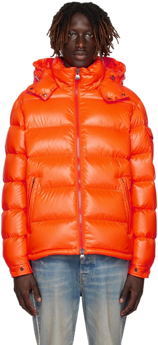 Moncler Orange Maya Down Jacket Moncler