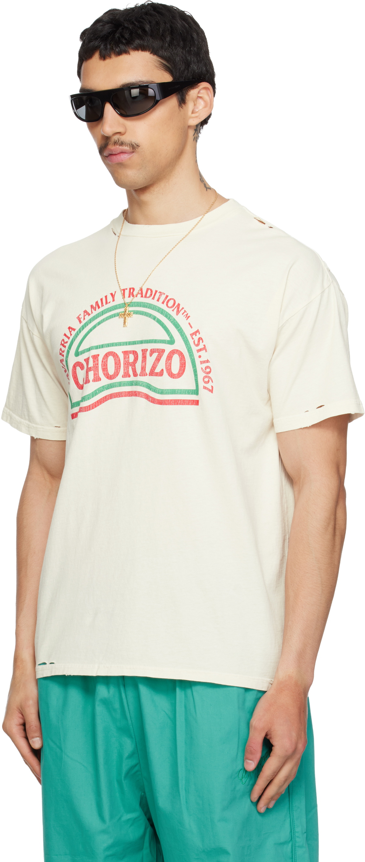 WILLY CHAVARRIA Off-White 'Chorizo' Easy T-shirt