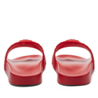 Versace Men's Medusa Pool Slide in Red