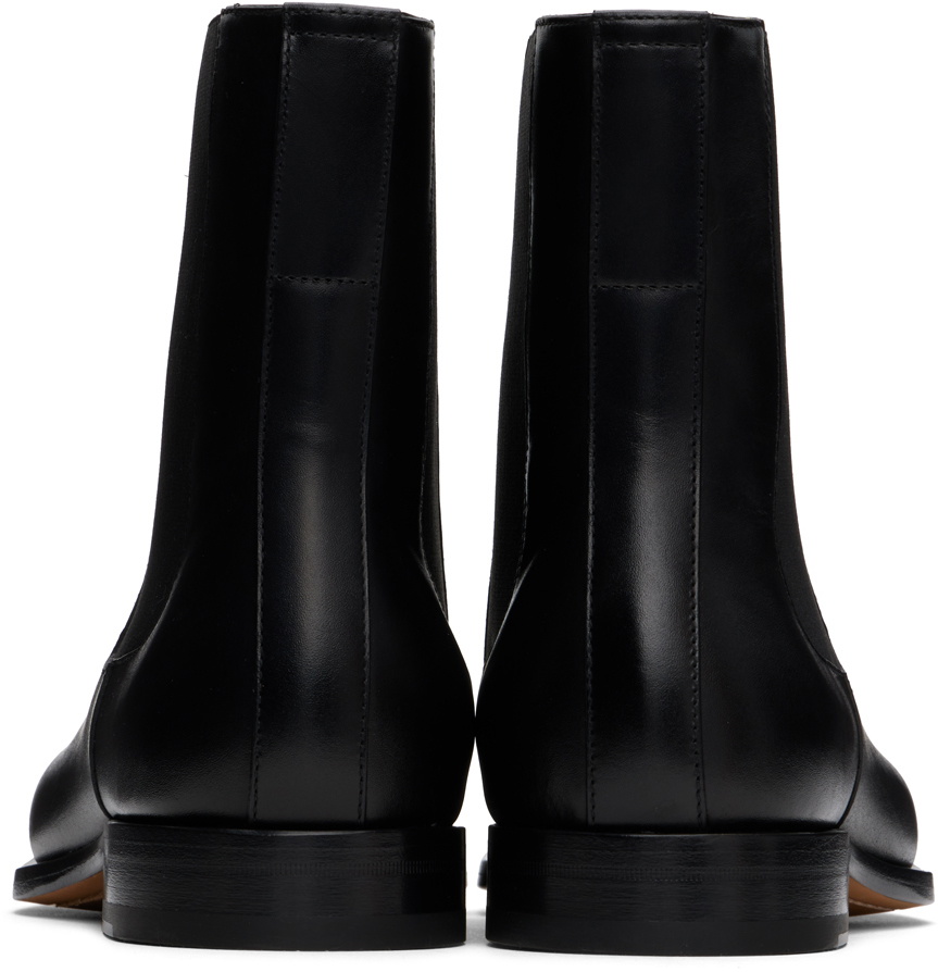 The Row Black Novus Chelsea Boots