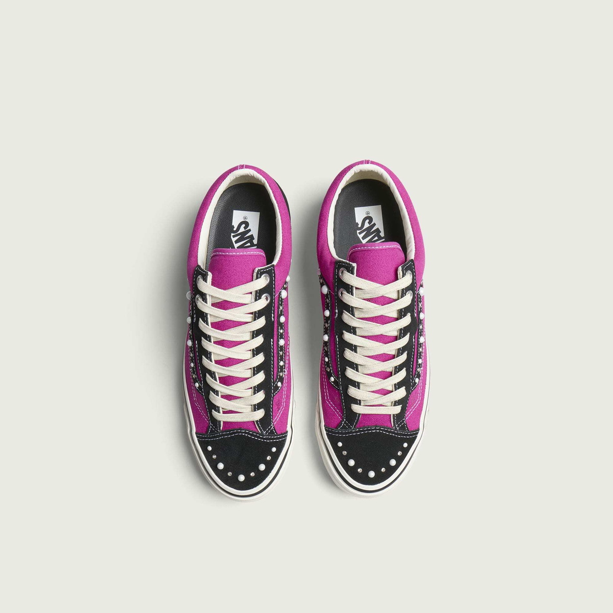 Vans Men's Lx Old Skool 36 Sneaker in Pearlized Fuchsia Red