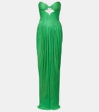 Maria Lucia Hohan Stephanie cutout silk tulle corset gown
