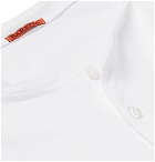 Barena - Pima Cotton-Jersey Henley T-Shirt - White