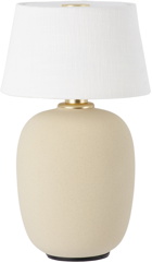 MENU Off-White Ceramic Portable Torso Table Lamp