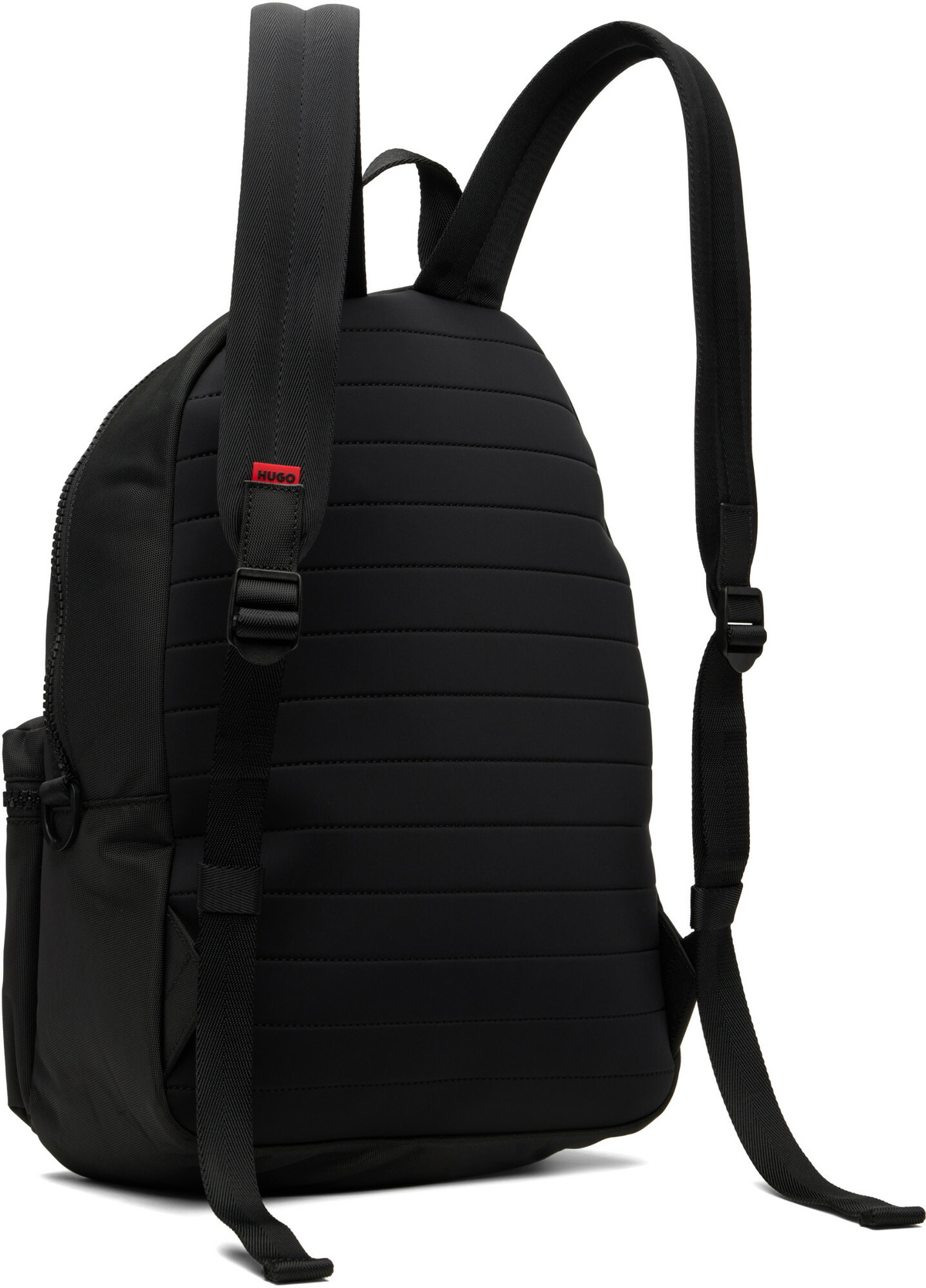 Hugo Black Canvas Backpack