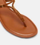 Tom Ford Braided leather thong sandals