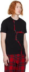 Comme des Garçons Shirt Black Tartan T-Shirt