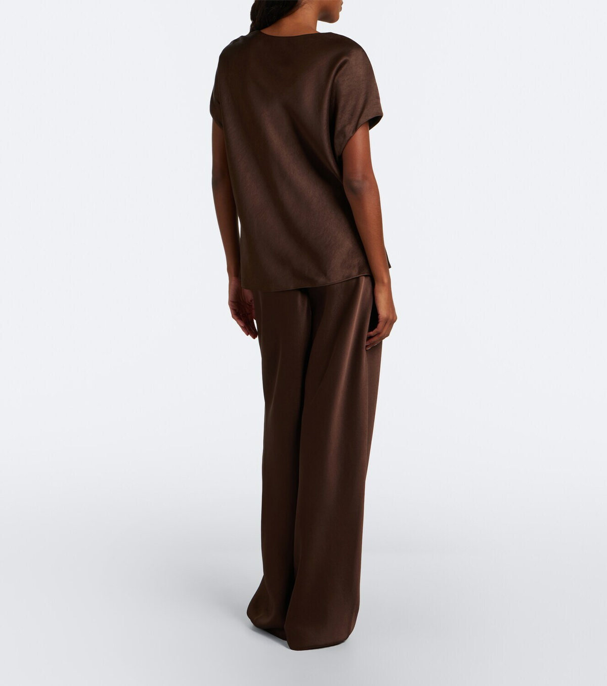 Vince Colette satin wide-leg pants