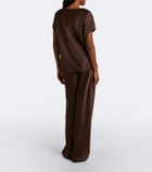 Vince Colette satin wide-leg pants
