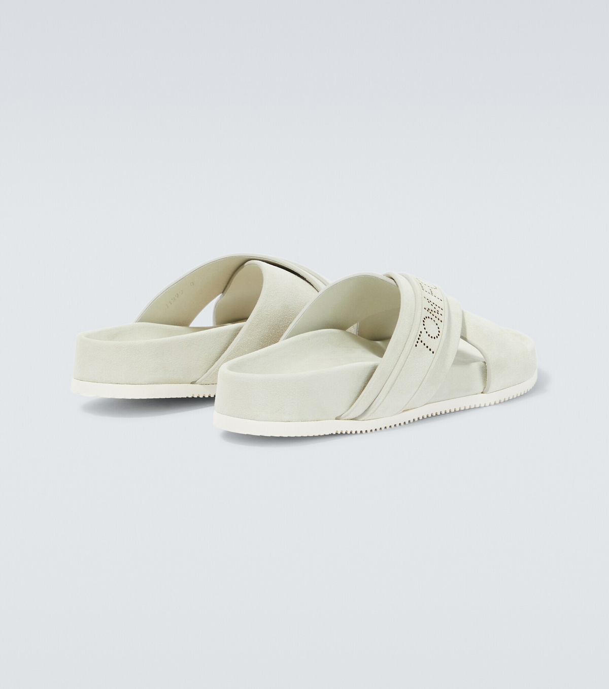 Tom Ford - Logo suede slides TOM FORD