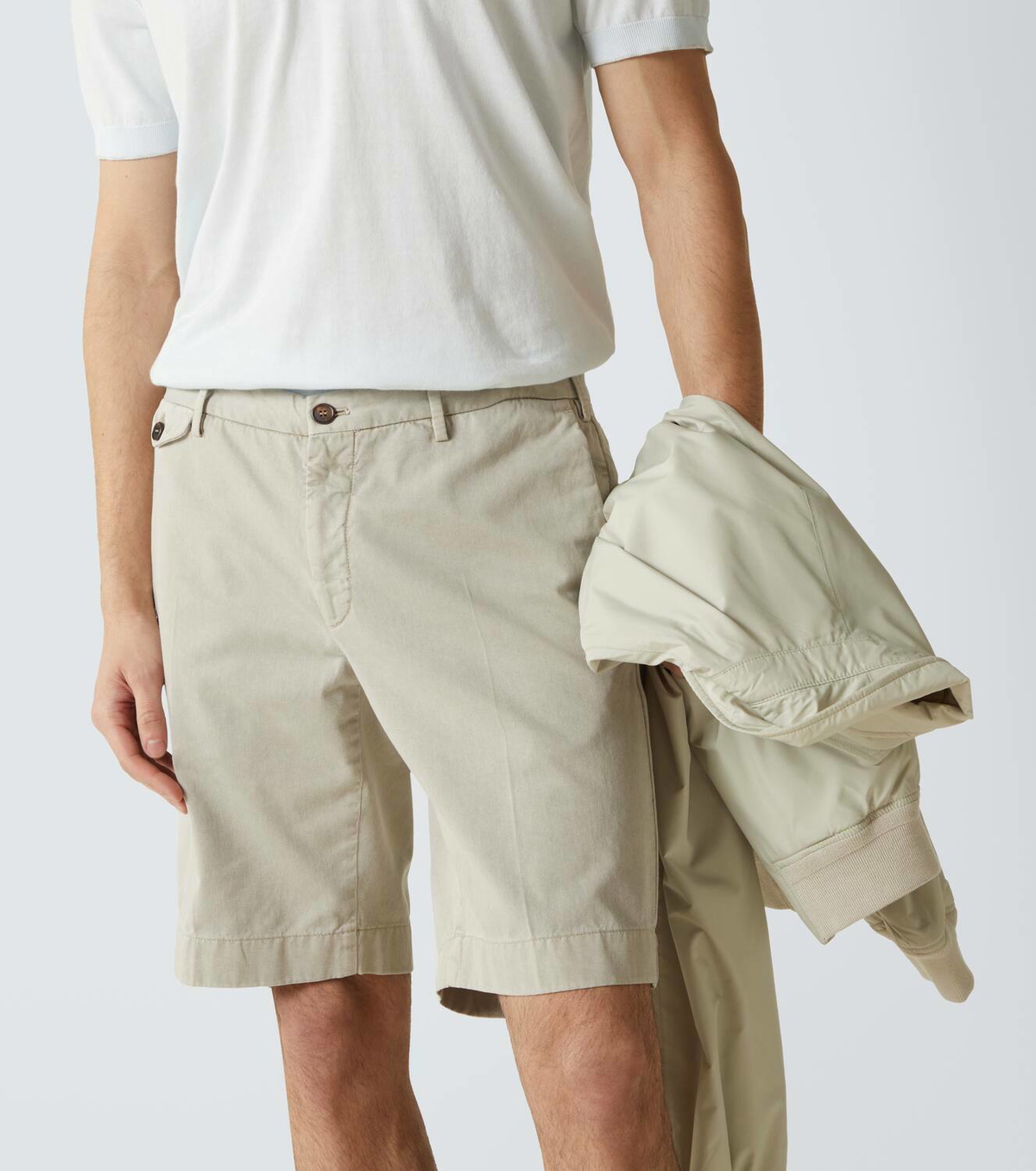 Incotex Cotton slim Bermuda shorts