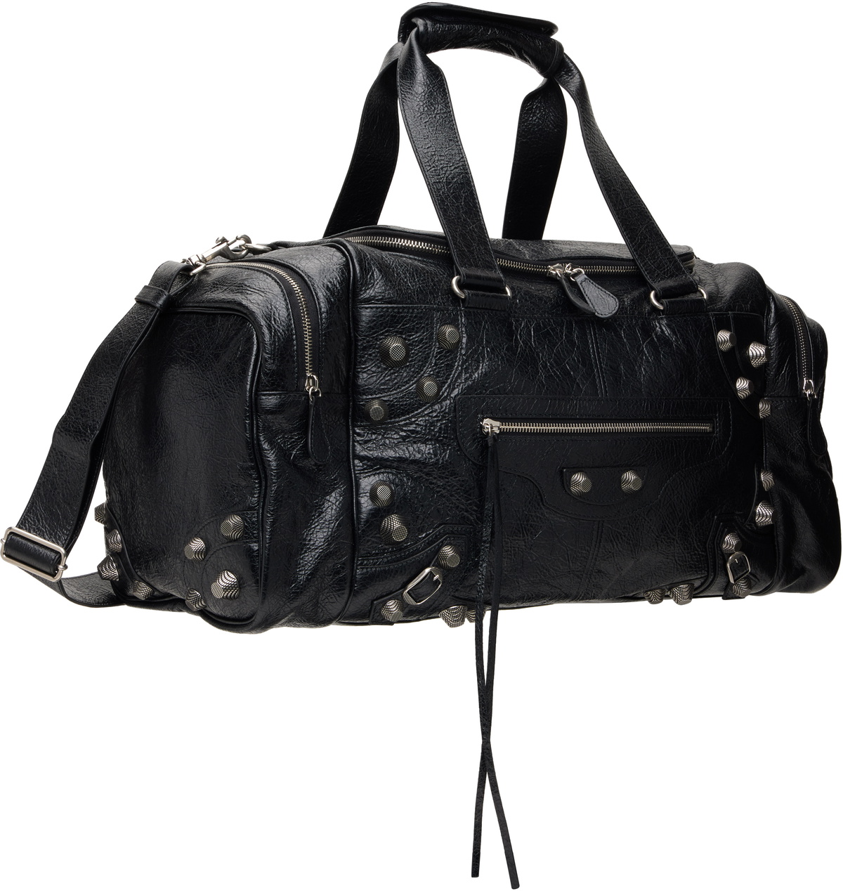 Balenciaga Black 'Le Cagole' Gym Duffle Bag