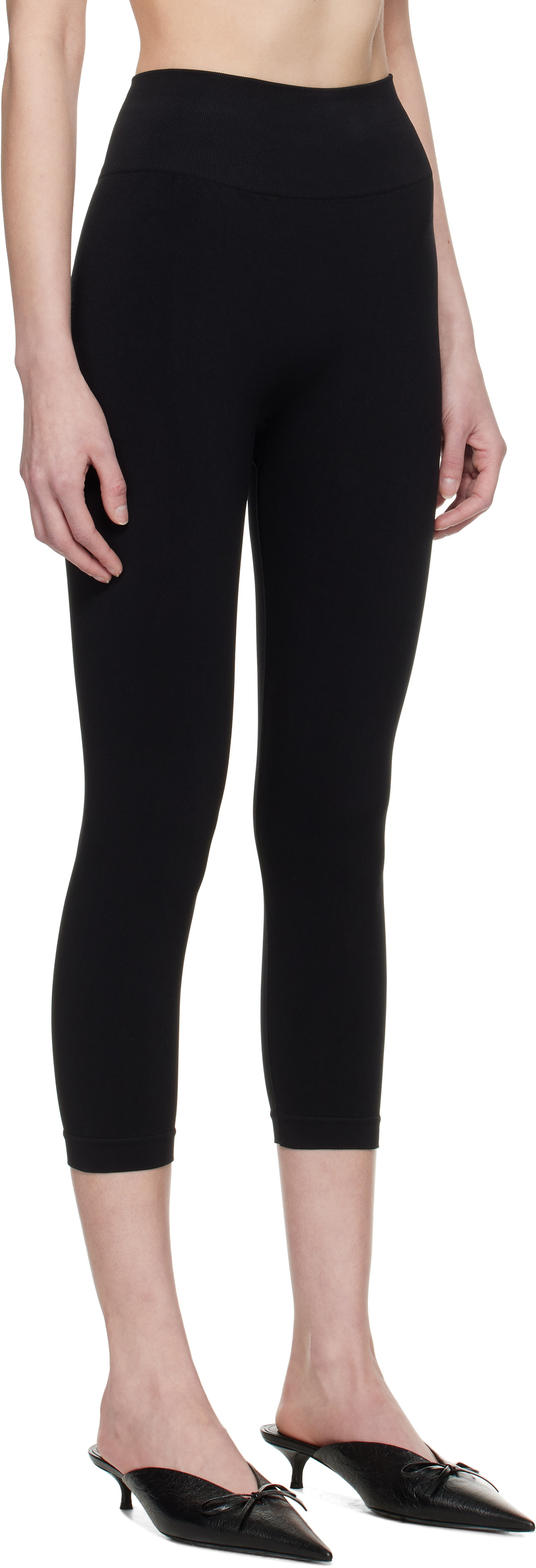 Swedish Stockings Black Elda Capri Leggings