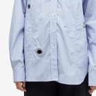 Saks Potts Women's Eyelet William Shirt in Noble Blue