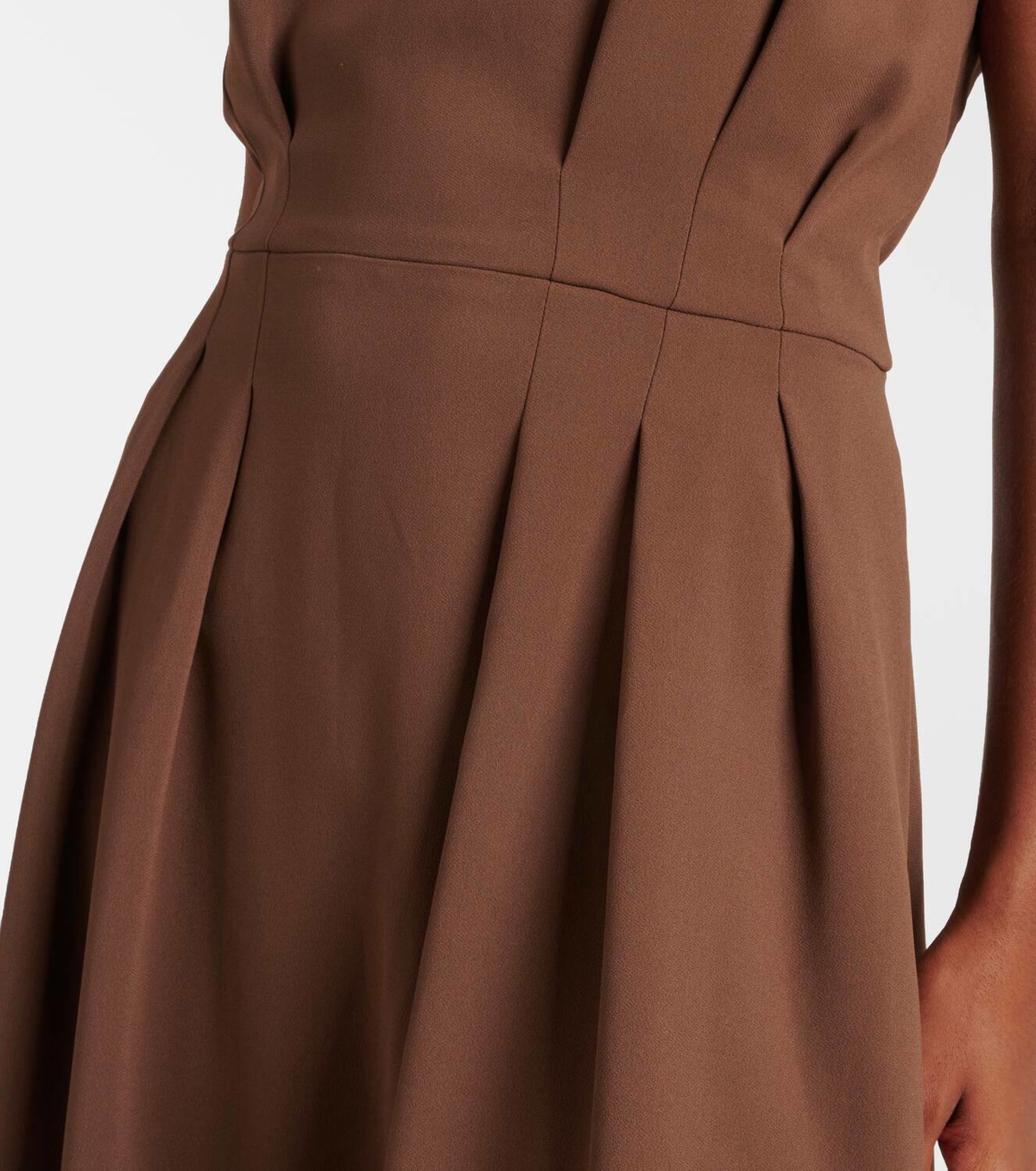 open lace back dress Joseph Ribkoff Pleated Satin Fit and Flare Dress With Sash Belt 261752 –  Village Vogue