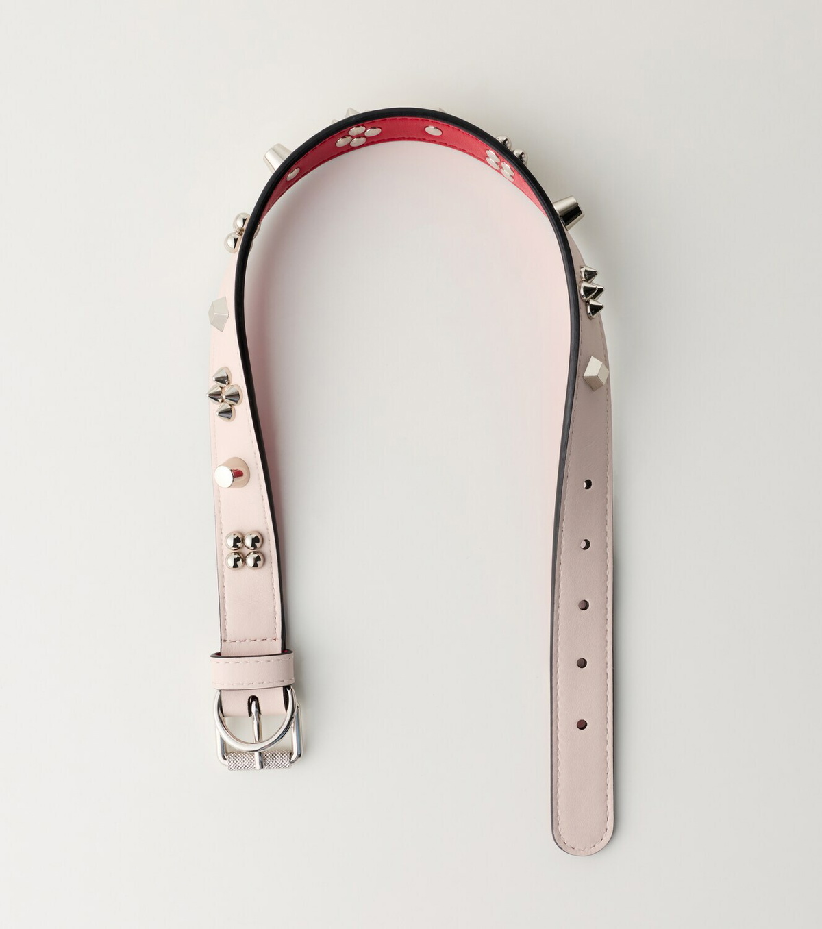 Christian Louboutin Loubicollar Medium leather dog collar