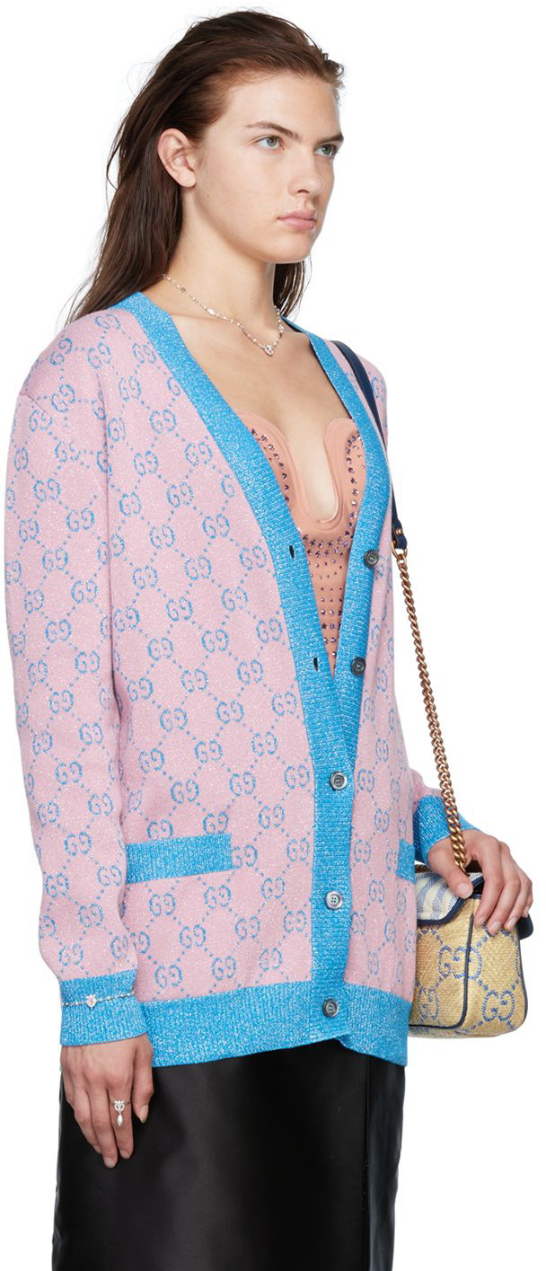 Gucci on sale cardigan pink