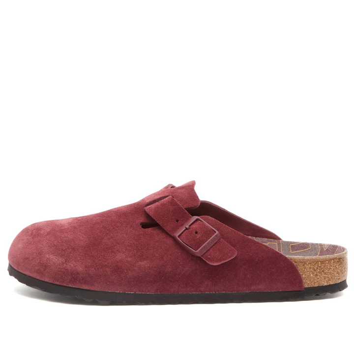 Photo: Birkenstock Men's Boston Clog - Zinfandel Suede