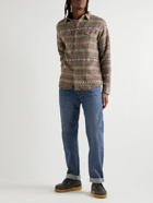 RRL - Cotton-Jacquard Shirt - Brown