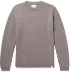 Norse Projects - Sigfred Mélange Brushed-Wool Sweater - Blue