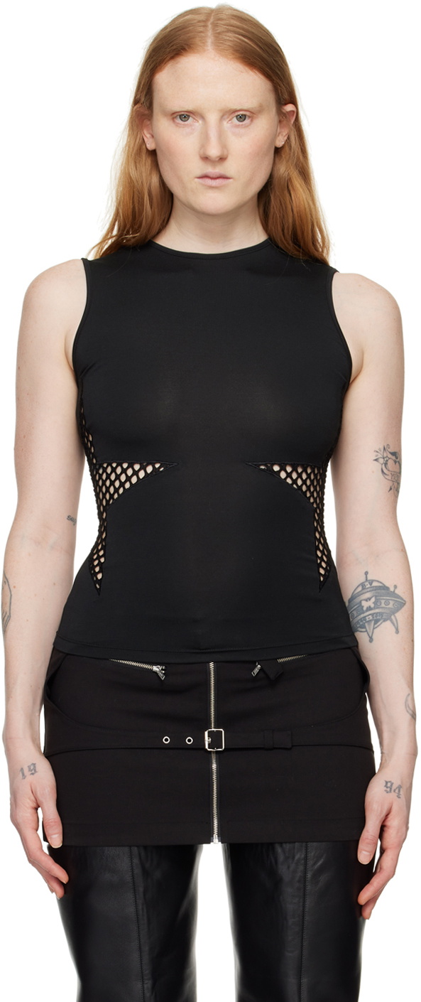 Miaou - Campbell Corset Tank - Black | available at LCD