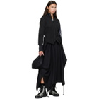 Y-3 Black Gradient 3-Stripes Nylon Track Jacket