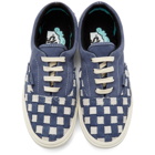 Vans Navy and Off-White Checkerboard ComfyCush Era Sneakers