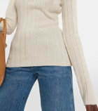 Khaite Hans ribbed-knit cashmere sweater