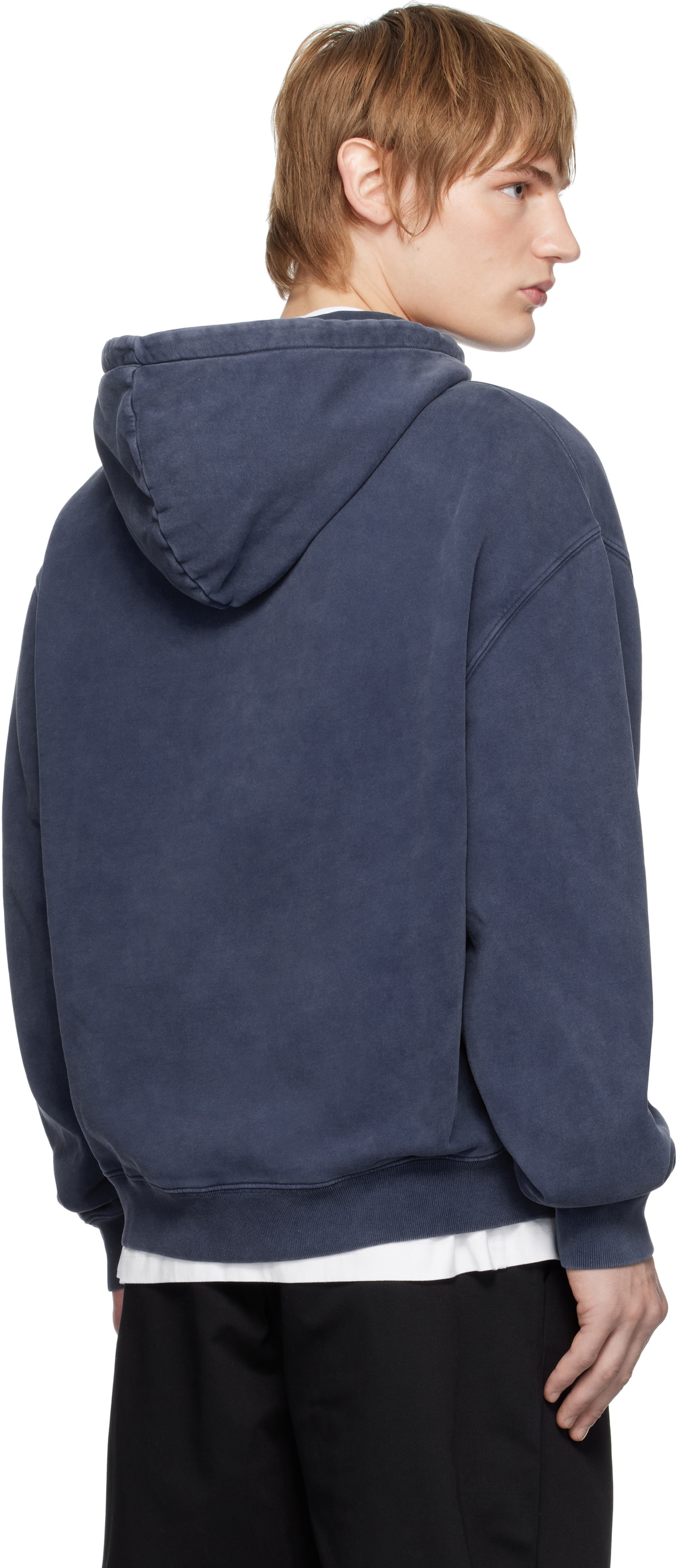 Axel Arigato Navy Link Zip-Up Hoodie
