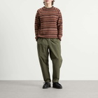 Kestin Men's Junction Knitted Fairisle Sweatshirt in Umber