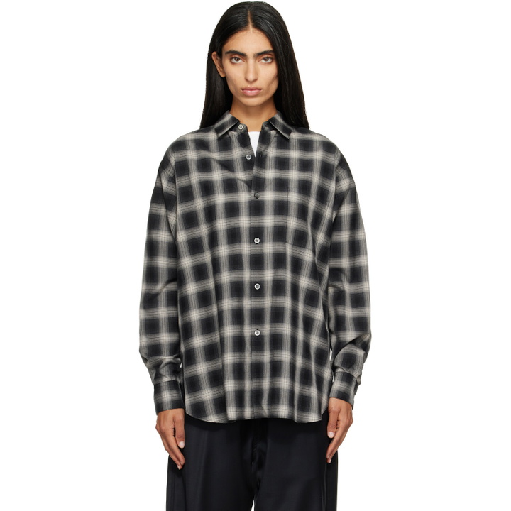 Photo: ssstein Black Cotton Oversized LS Shirt
