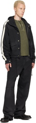 424 Black Academy Trousers