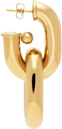 Rabanne Gold XL Link Double Hoop Earrings