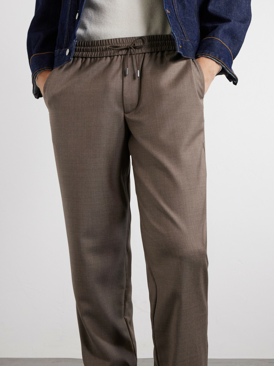 SEASE - Mindset Straight-Leg Cotton-Blend Corduroy Trousers - Brown