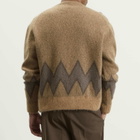 Second/Layer Men's Second Layer Chevy Cardigan in Brown/Gray