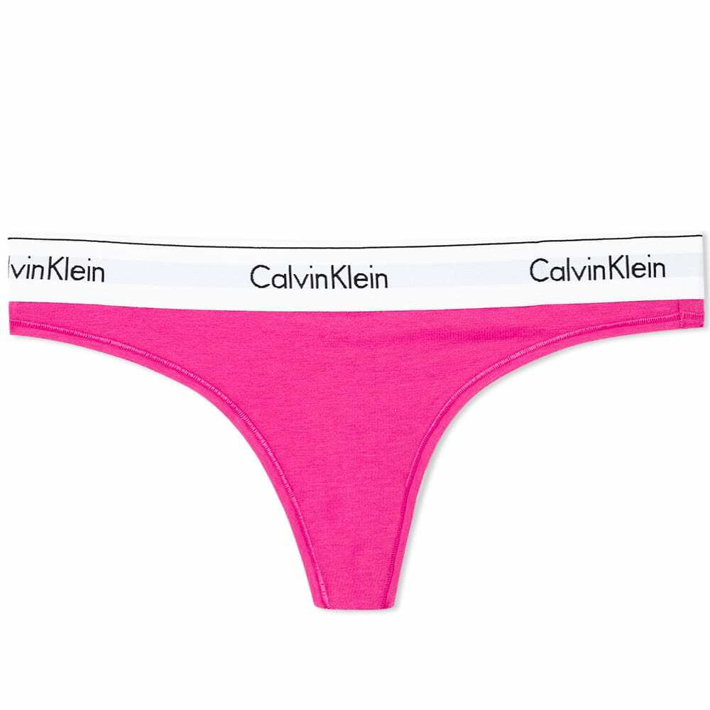Calvin Klein Women's Thong in Very Berry Calvin Klein