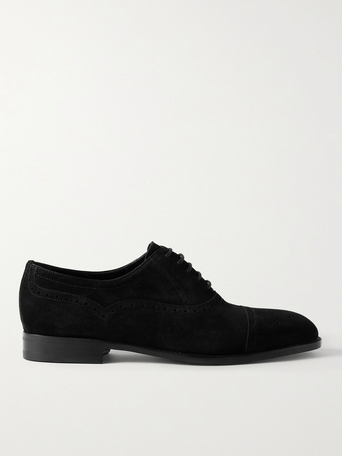 Manolo Blahnik Black Suede Oxfords WITNEY | Men main image 2
