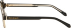 Palm Angels Black & Gold Panorama Sunglasses