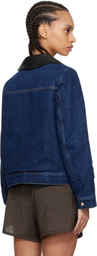 Wales Bonner Blue Sea Denim Jacket