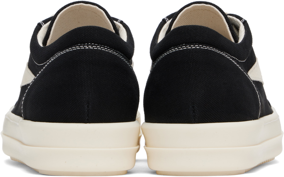 Rick Owens DRKSHDW Black Hollywood Vintage Sneaks Sneakers Rick