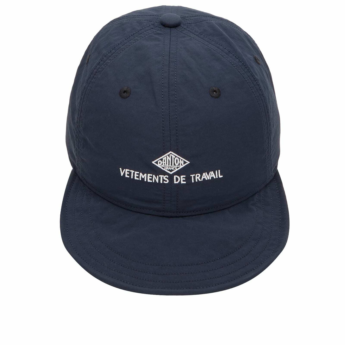 Danton Men's Nylon Taffeta 6 Panel Cap in Navy 