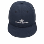 Danton Men's Nylon Taffeta 6 Panel Cap in Navy 