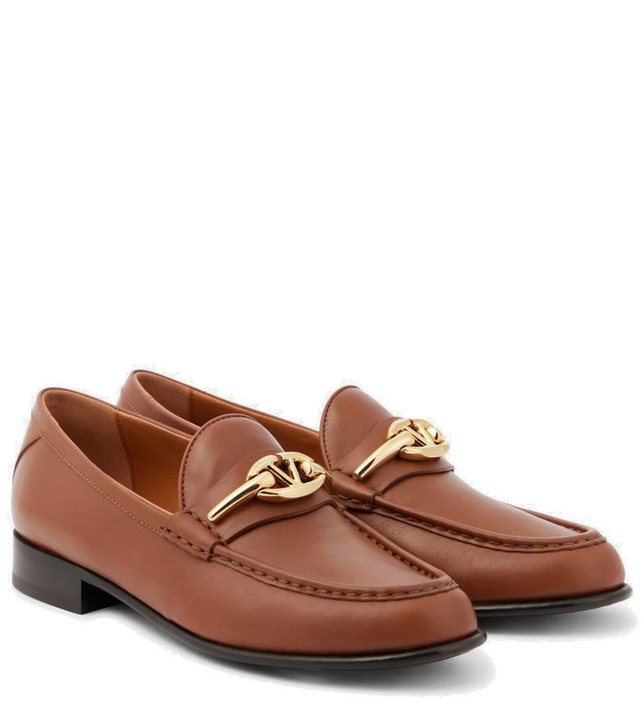 Photo: Valentino Garavani VLogo The Bold Edition leather loafers