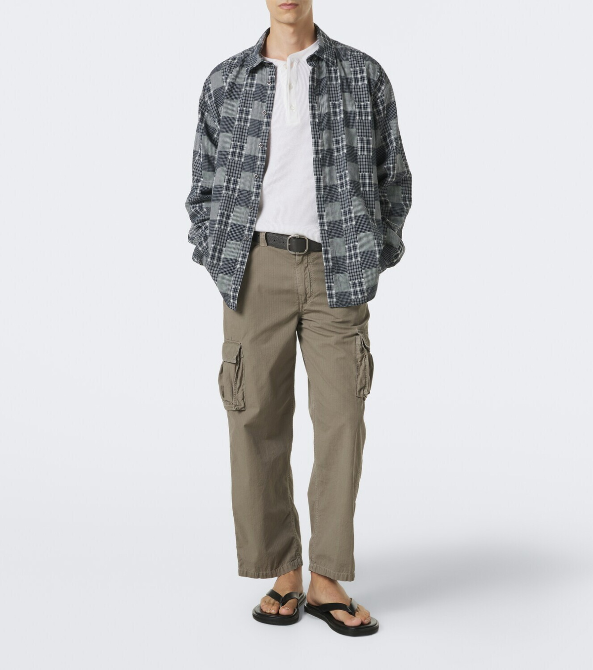 ERL Cotton ripstop cargo pants