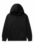 Y-3 - Oversized Organic Cotton-Jersey Hoodie - Black
