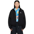 Balenciaga Black Zip-Up Hoodie